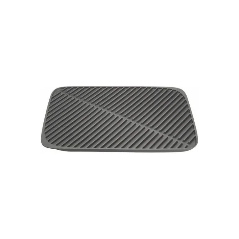 Tapis évier égouttoir gris 43 x 31 cm