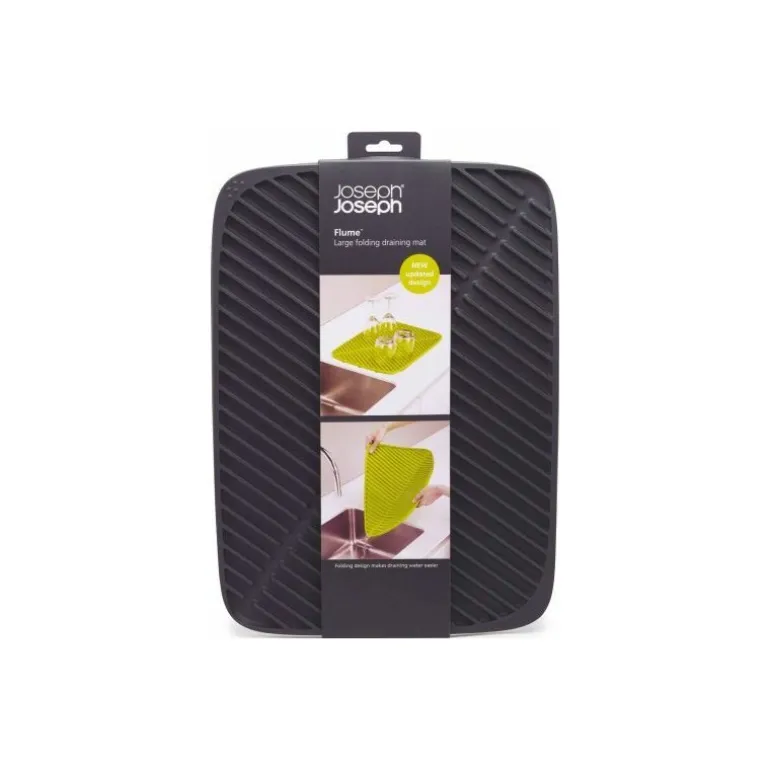 Tapis évier égouttoir gris 43 x 31 cm