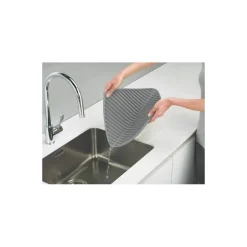 Tapis évier égouttoir gris 43 x 31 cm