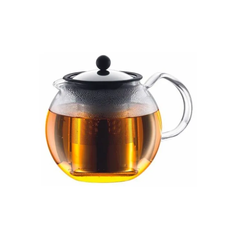 Théière en verre à piston Assam 1 L