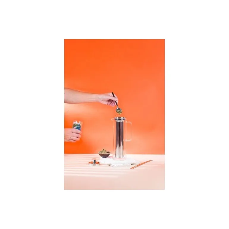 Théière Long Island verre avec filtre dévissable 1,5 L