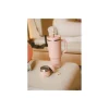 Travel cup isotherme bouchon étanche rose pastel 90 cl