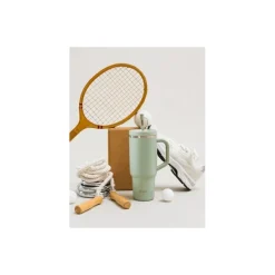Travel cup isotherme bouchon étanche vert tilleul 90 cl