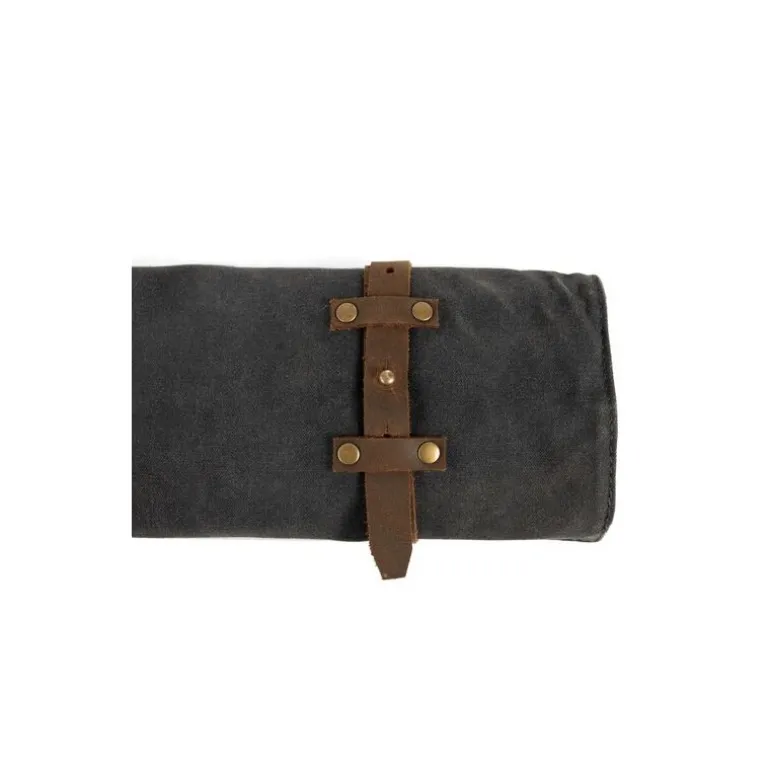 Trousse couteaux coton waxé