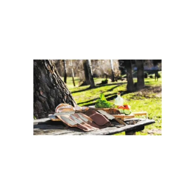 Trousse en cuir pour 5 couteaux Arcos