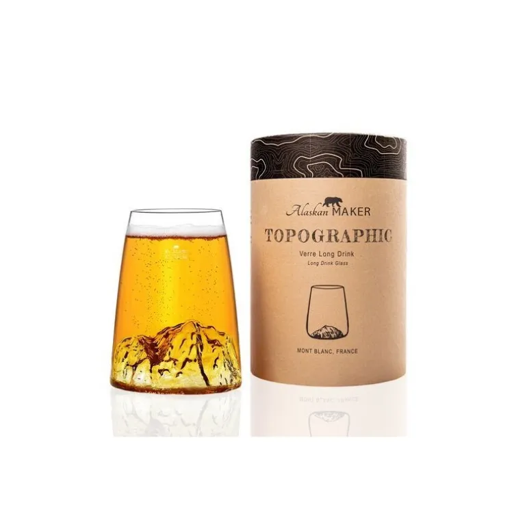 Verre Topographic Mont Blanc 450 ml