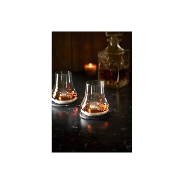 Verre à whisky Atmosphère avec socle rafraîchissant - coffret de 2