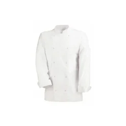 Veste blanche polycoton m. longues t6