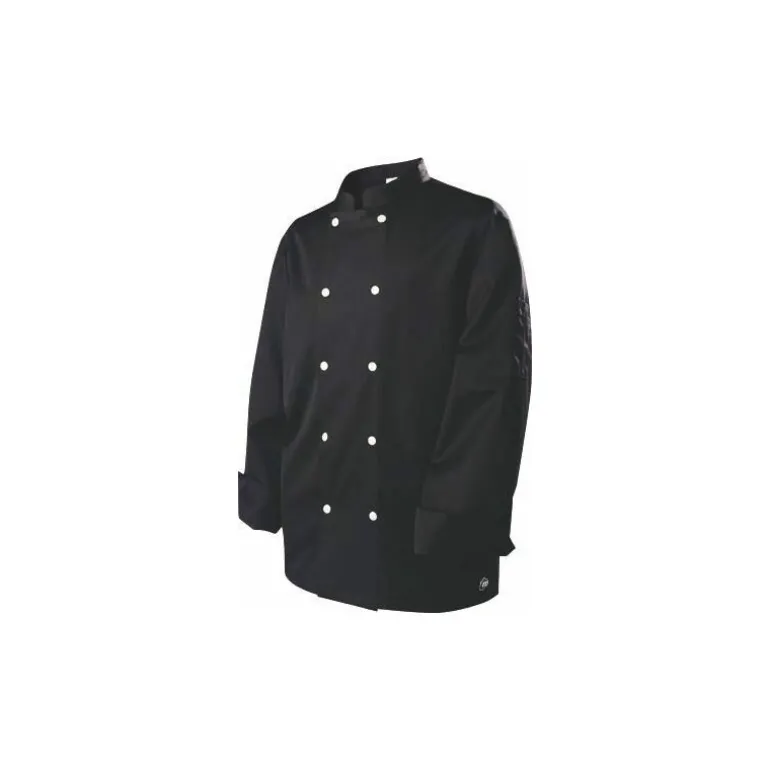Veste polycoton m. longues noire T M