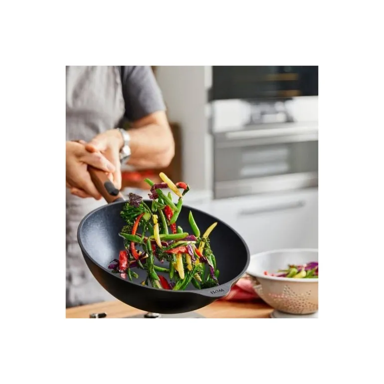 Wok fonte d'aluminium Diamond Eco Logic - Ø 30 cm
