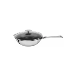 Wok inox antiadhérent amovible Casteline ø 28 cm