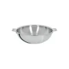 Wok inox Cristel Casteline 24 cm poignée amovible